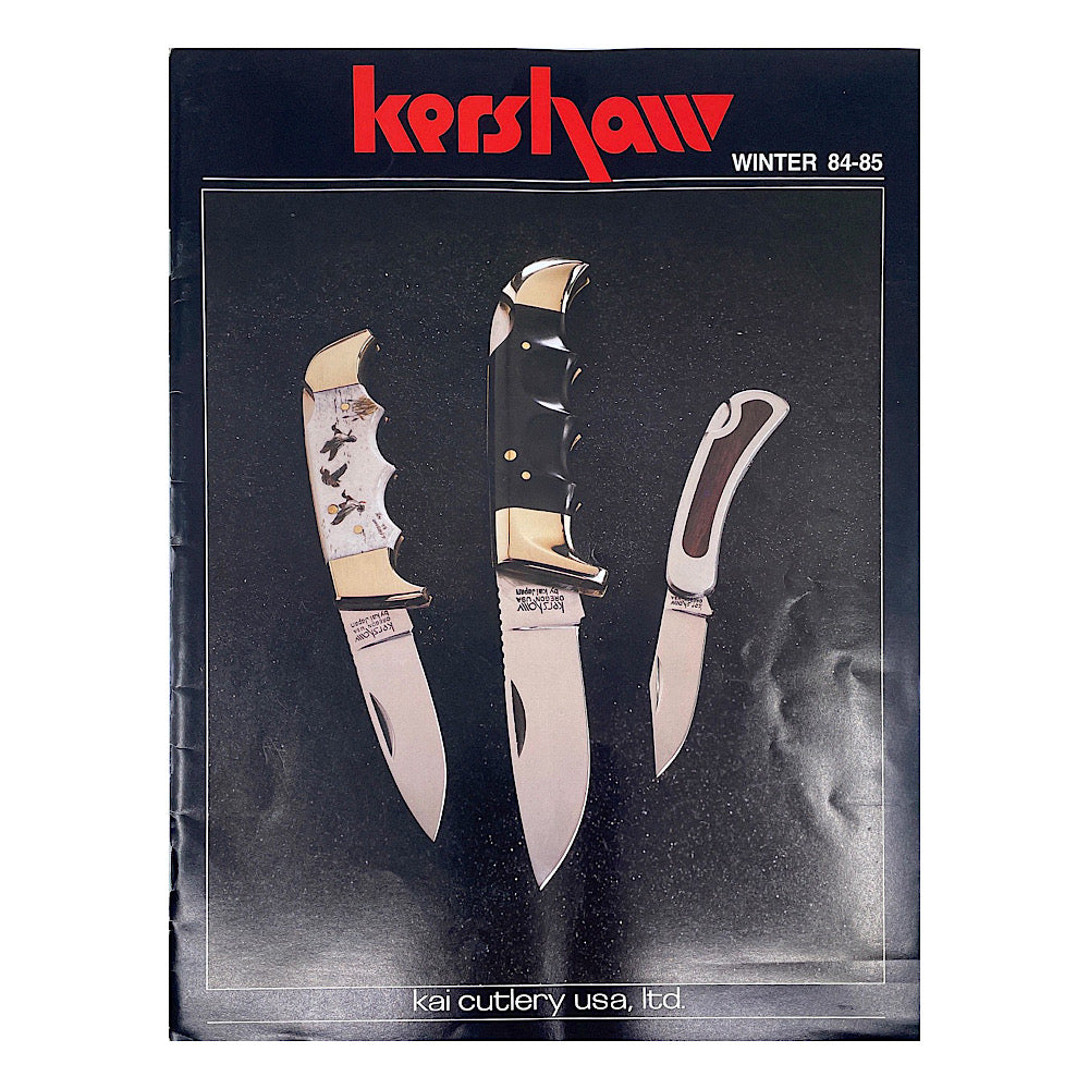 Kershaw Winter 84-85 Kia Cutlery Ltd. Knife Catalog S.B. 18 pgs
