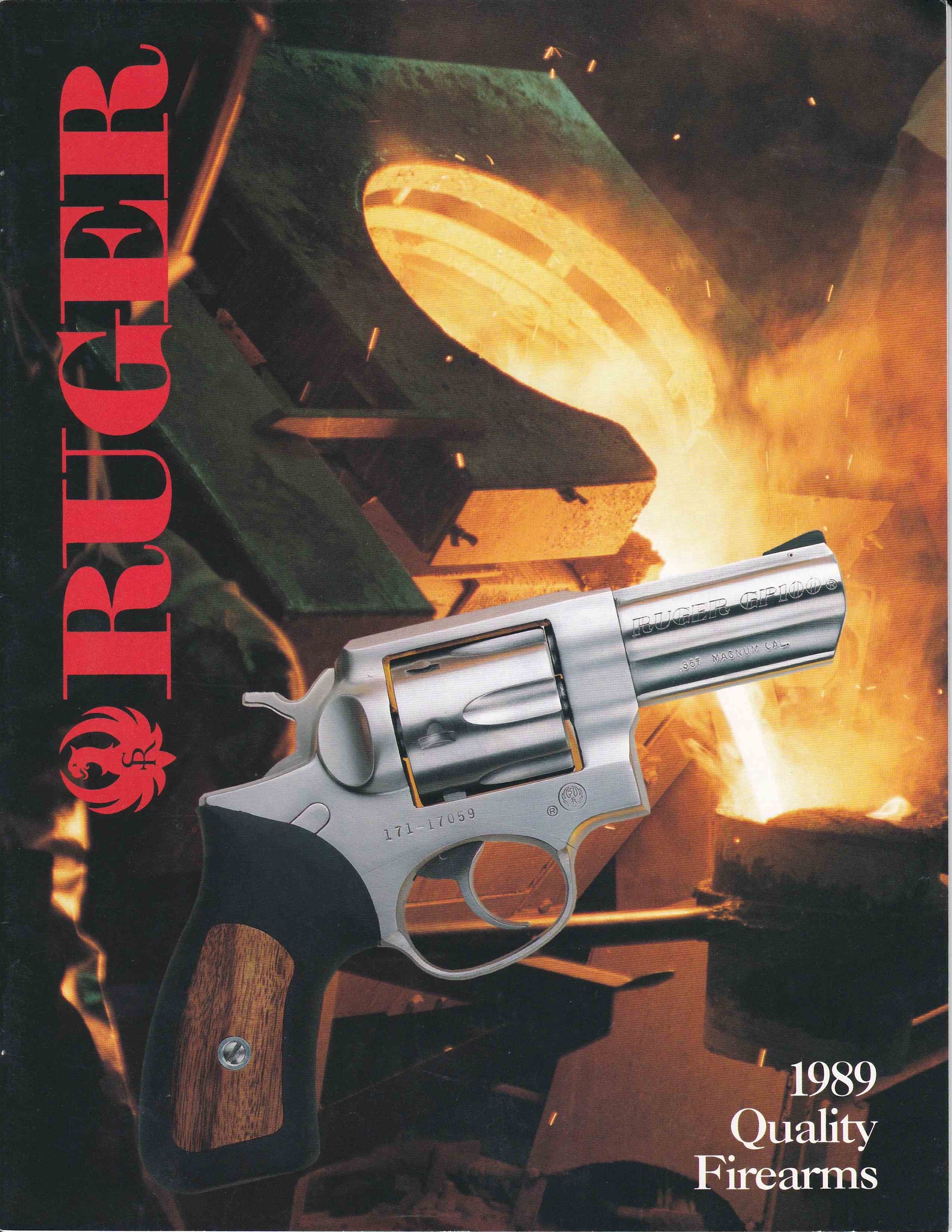 Ruger Catalogue 1989 Canada Brass
