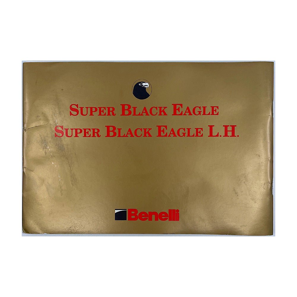 Original Benelli Super Black Eagle Owner&#39;s Manual English, French &amp; Italian S.B.