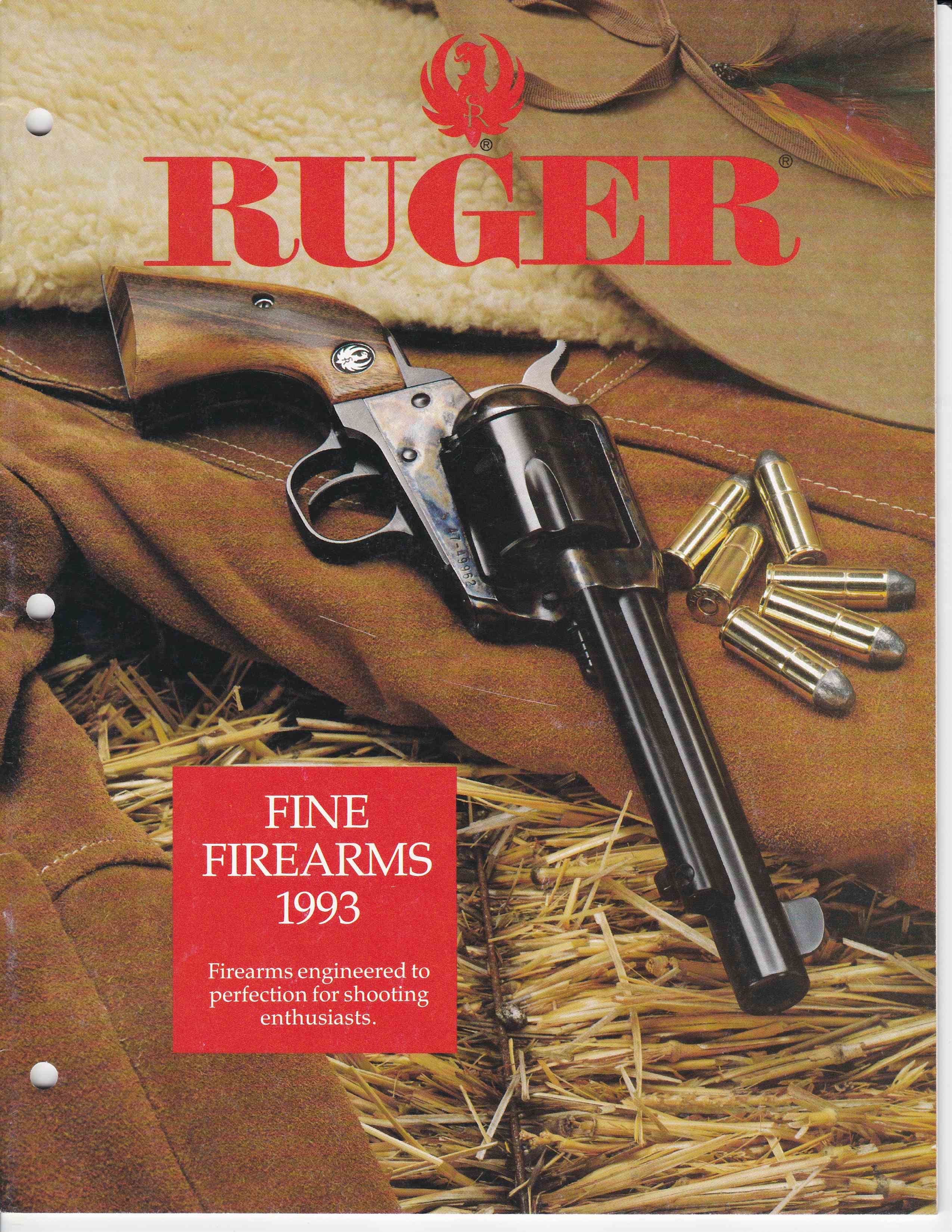 Ruger Catalogue 1993 Canada Brass
