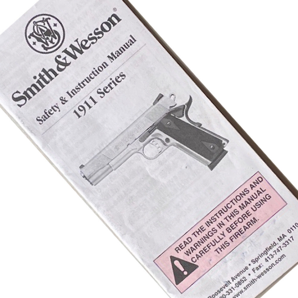 Smith &amp; Wesson Safety &amp; Instruction Manual 1911 Series - Canada Brass - 