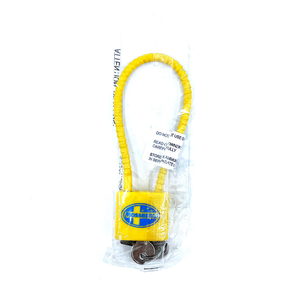 Mossberg Cable Keyed Locks in box Canada Brass