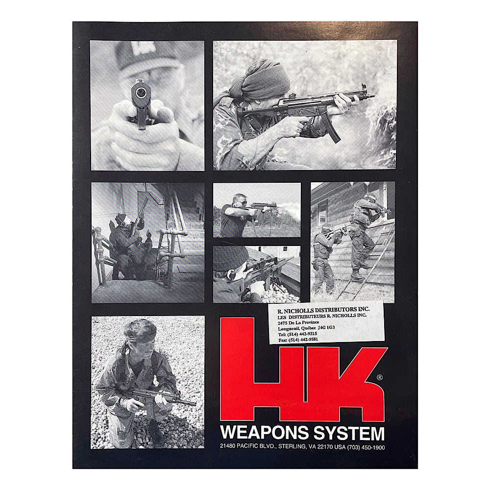 HK Weapons System Catalog - Canada Brass - 