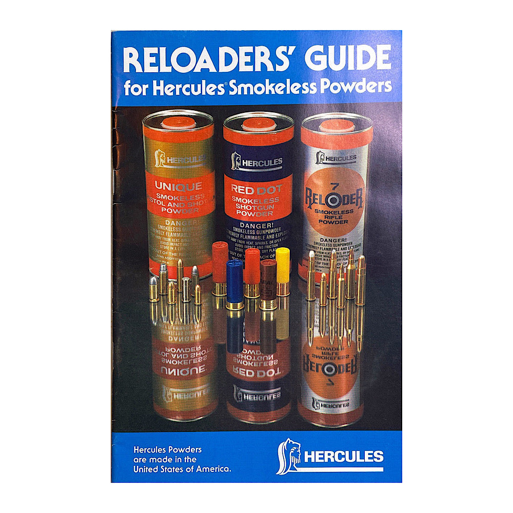 Hercules Reloading Guide 1985 - Canada Brass - 