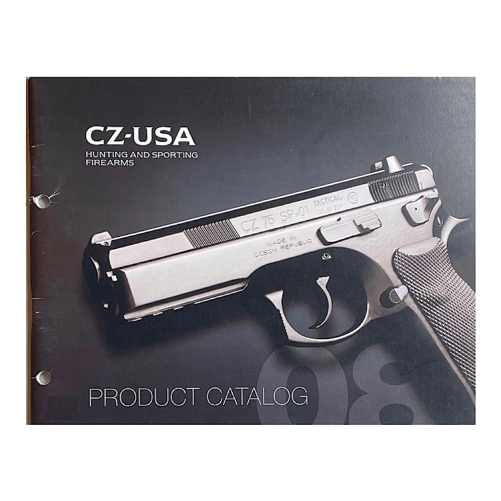 Cz-USA Hunting and Sporting Firearms product catalog 2008 36 pgs hole punched - Canada Brass - 
