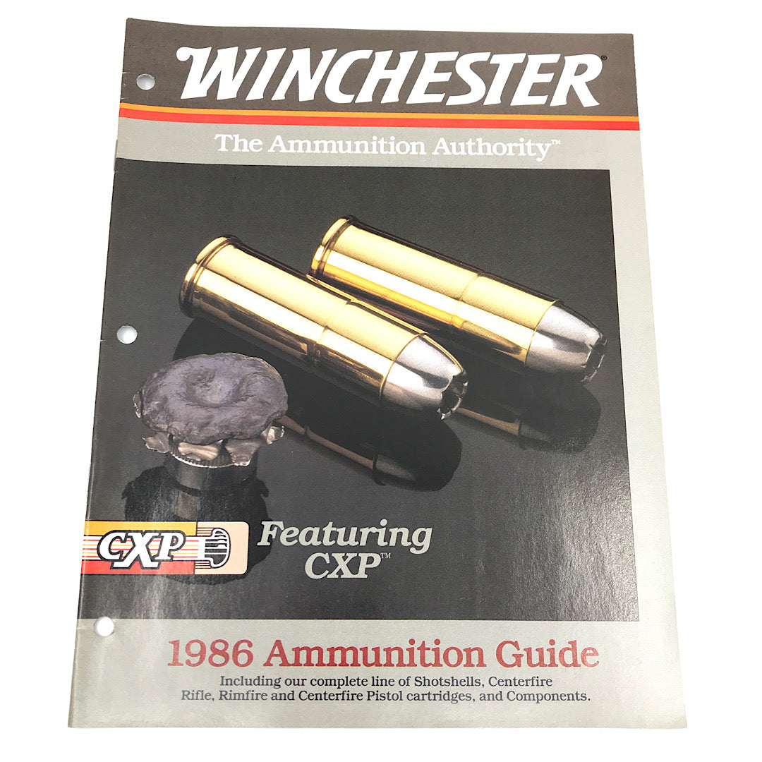 Winchester 1986 Ammunition Guide (3 Hole Punched)