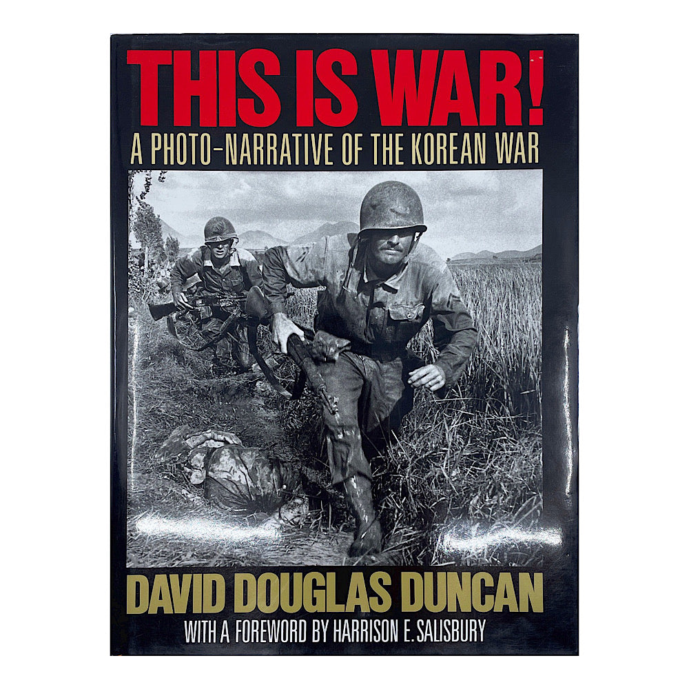 This is war! A Photo Narrative of the Korean War David Duncan Large H.C. 130 pgs D.J.