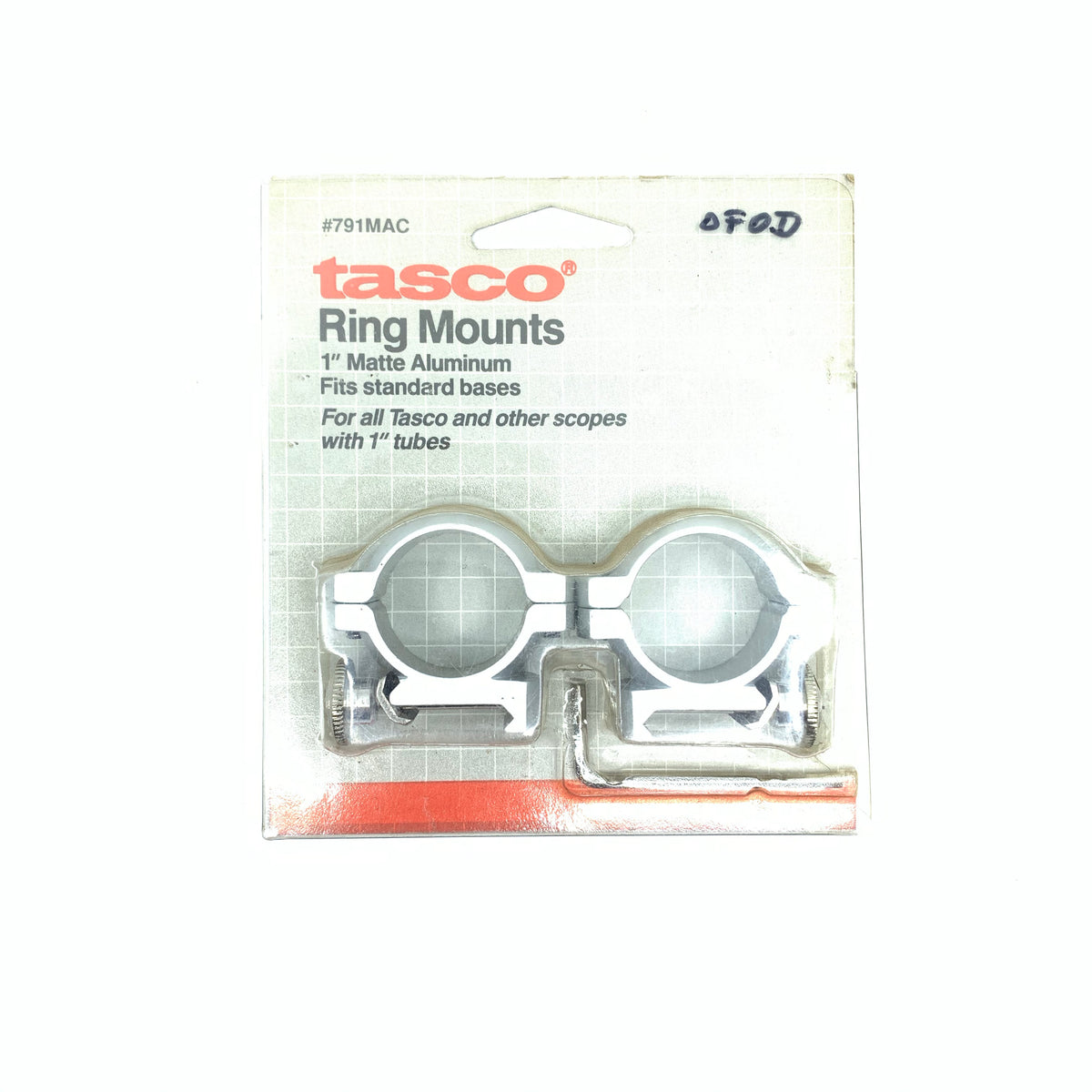 Tasco 1&quot; Silver Low Ring Sets