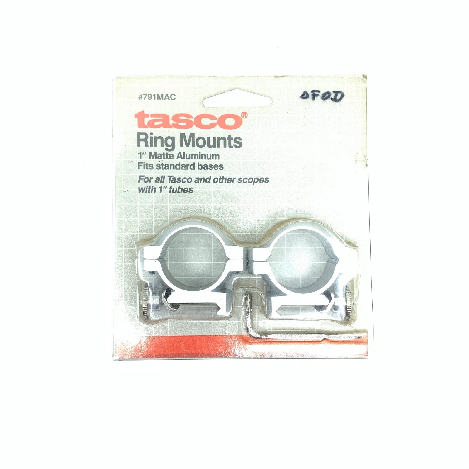 Tasco 1" Silver Low Ring Sets