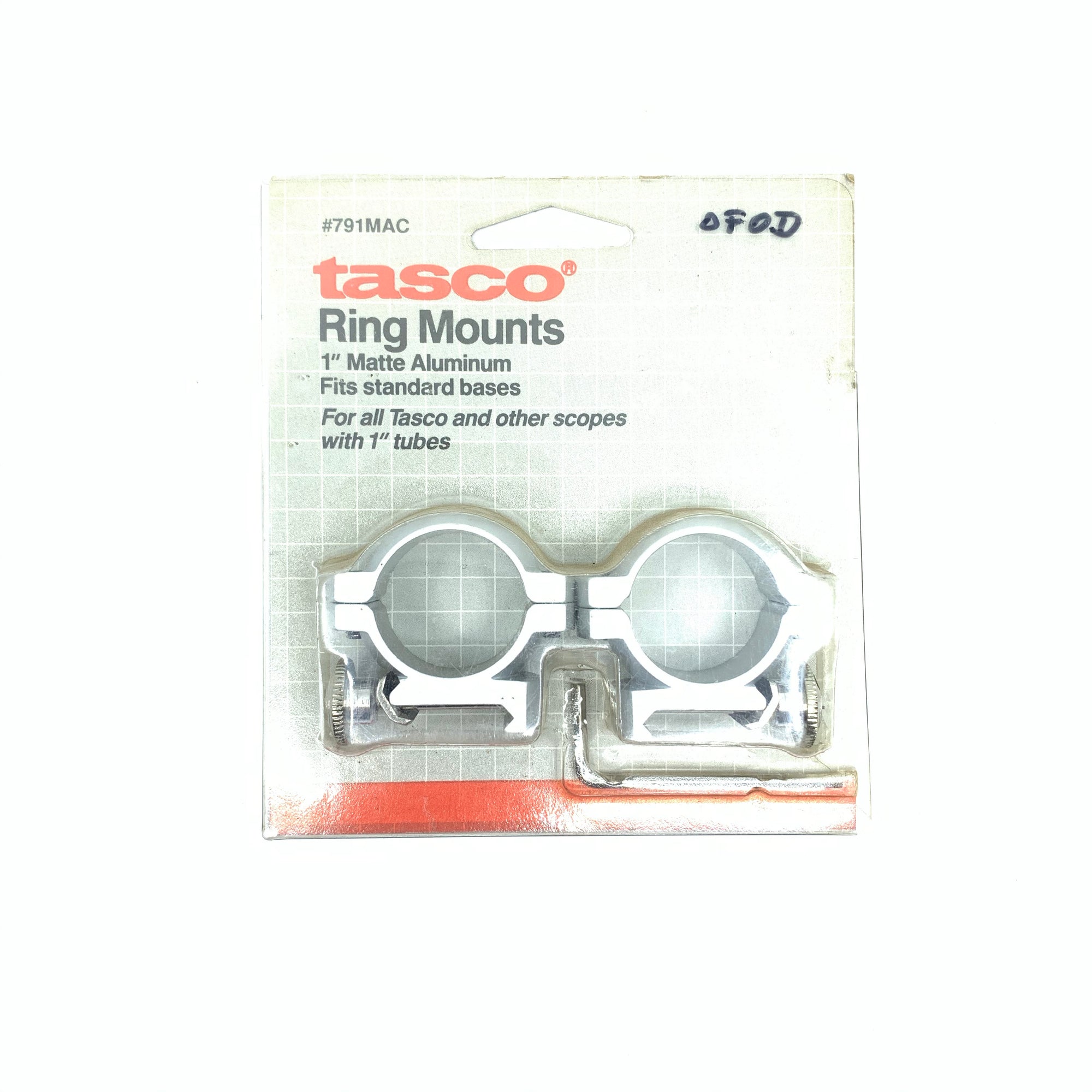 Tasco 1" Silver Low Ring Sets