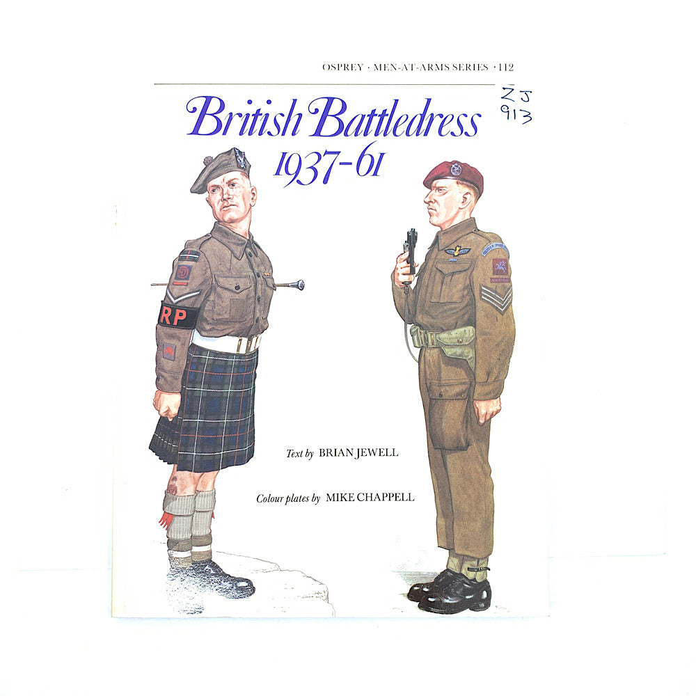 Osprey Man At Arms #112 British Battle Dress 1937 - 1961 40 Pages