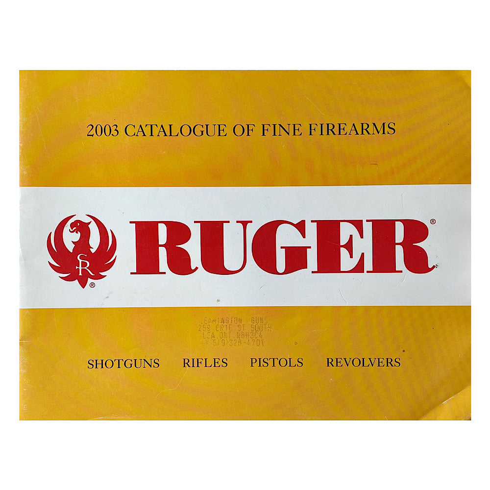 Ruger 2003 Catalogue - Canada Brass - 