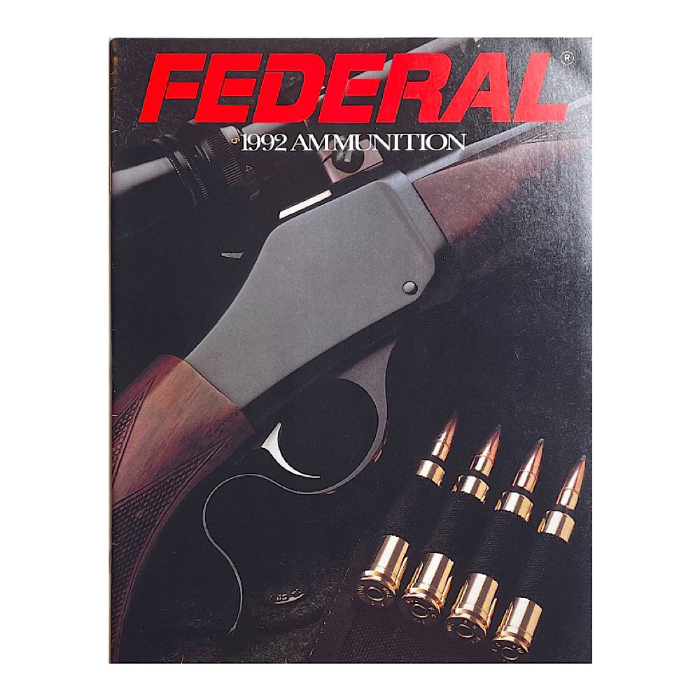 Federal 1992 Ammunition catalog 33 pgs - Canada Brass - 