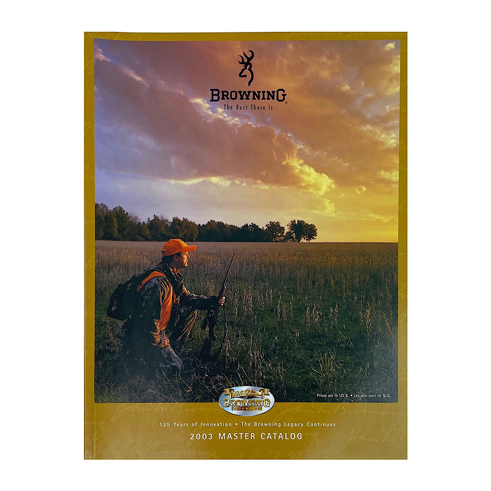 Browning 2003 Master Catalogue S.B. 113 pgs