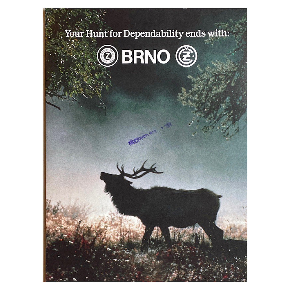 BRNO Folder with pamphlets (stamp on front)