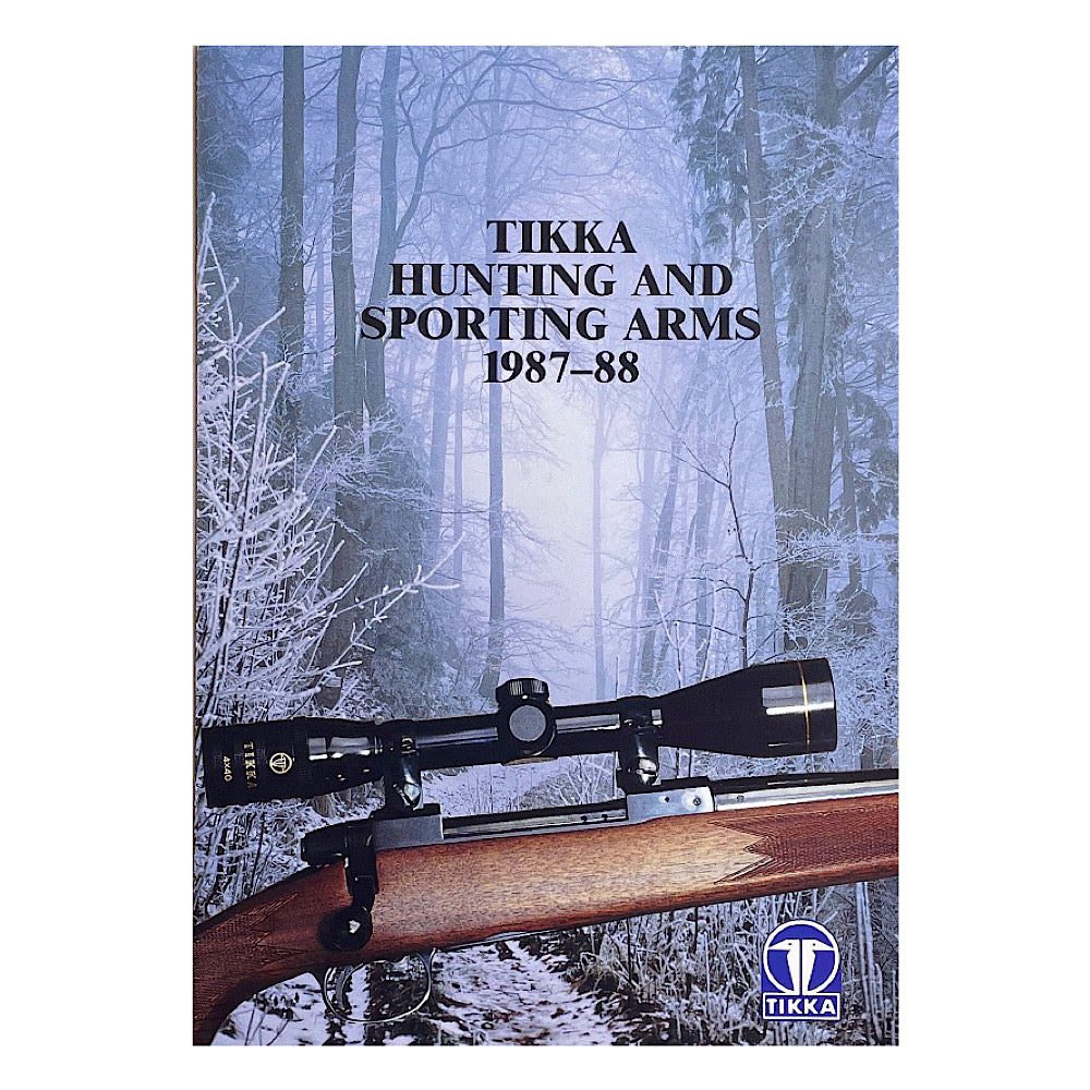 Tikka Hunting and Sporting Arms 1987-88 4 pg Brochure - Canada Brass - 