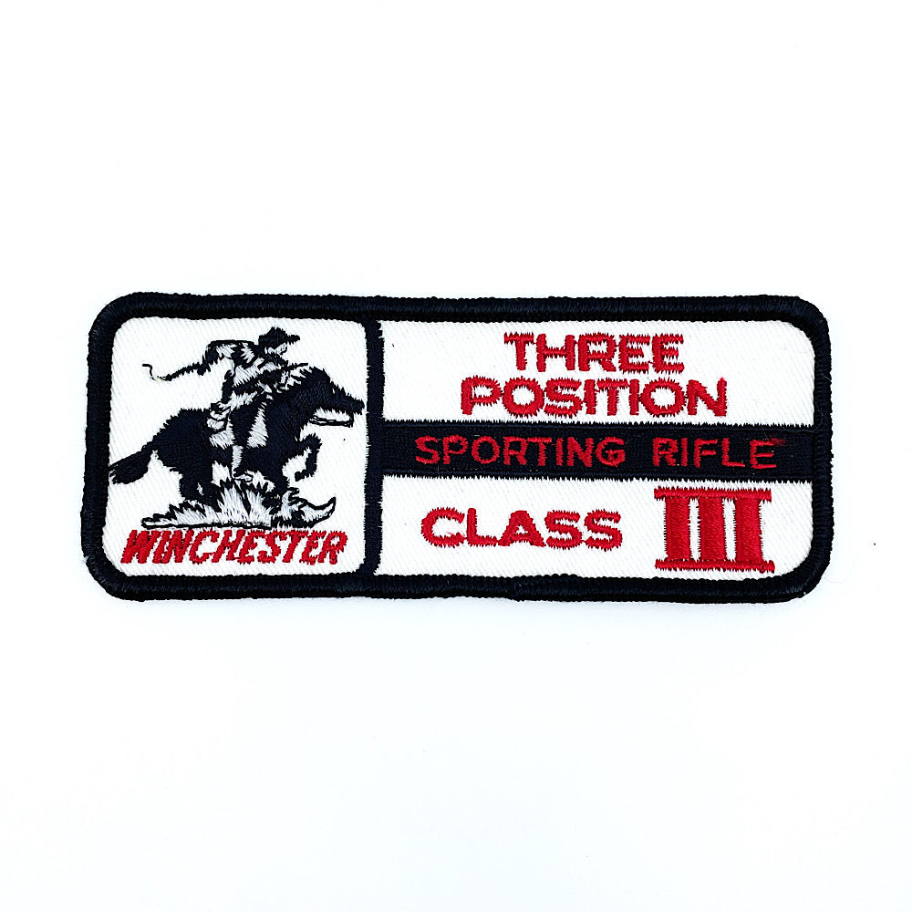 1970-80s Winchester Three Position sporting rifle Class II Embroidered crest