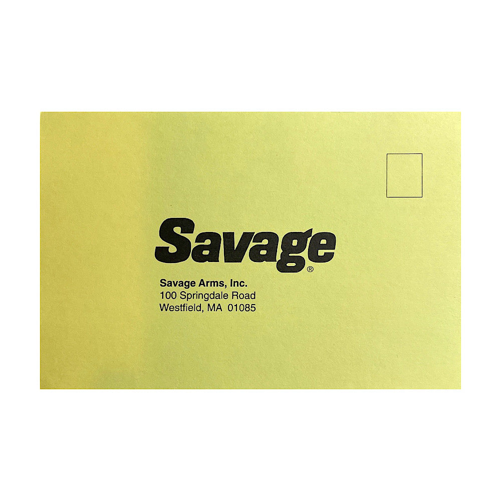 Savage Arms Bolt Action Centre Fire Manual for accutrigger model rifles & Brochures - Canada Brass - 