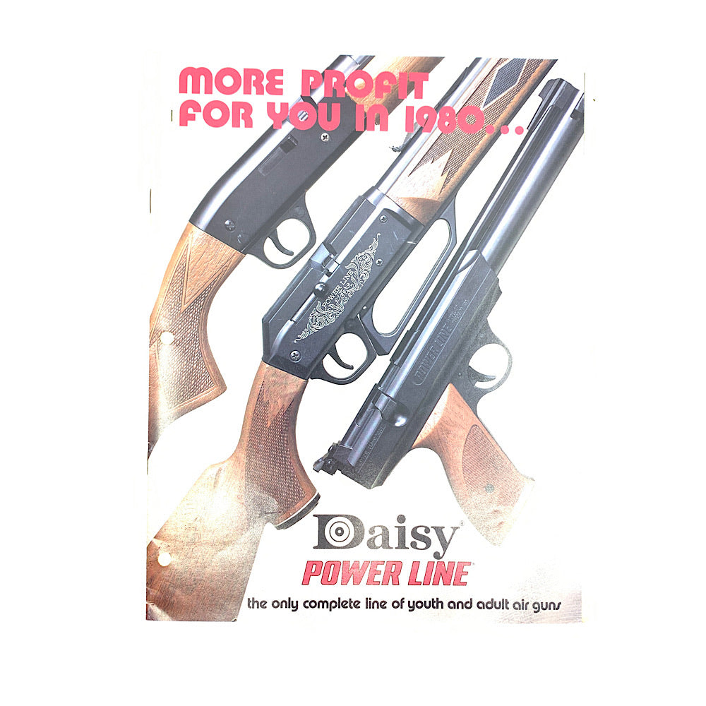 Daisy &amp; Powerline Catalogue For 1980 16pgs 3 Hole Punched