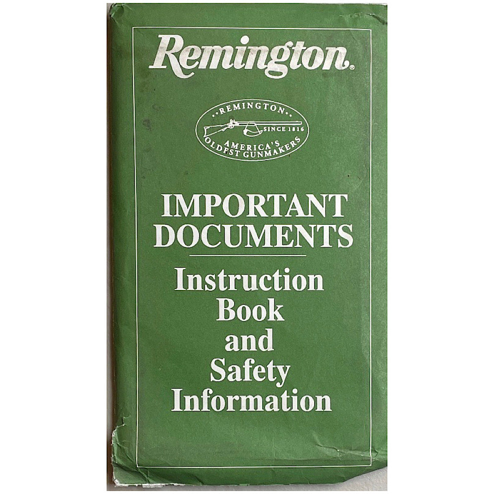 Remington Owner&#39;s Manual Model 870 Express Super Mag Pump Action Shotgun 3 1/2&quot; Chamber 28&quot; Barrel VT 12ga Rem Choke still in mailing envelope - Canada Brass - 