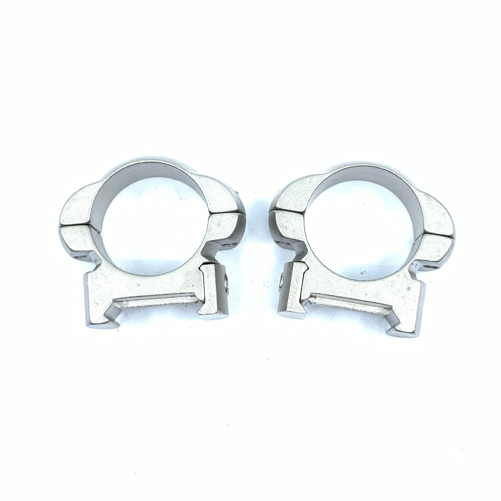 Steel Silver Low Rings for Picatiny Rail