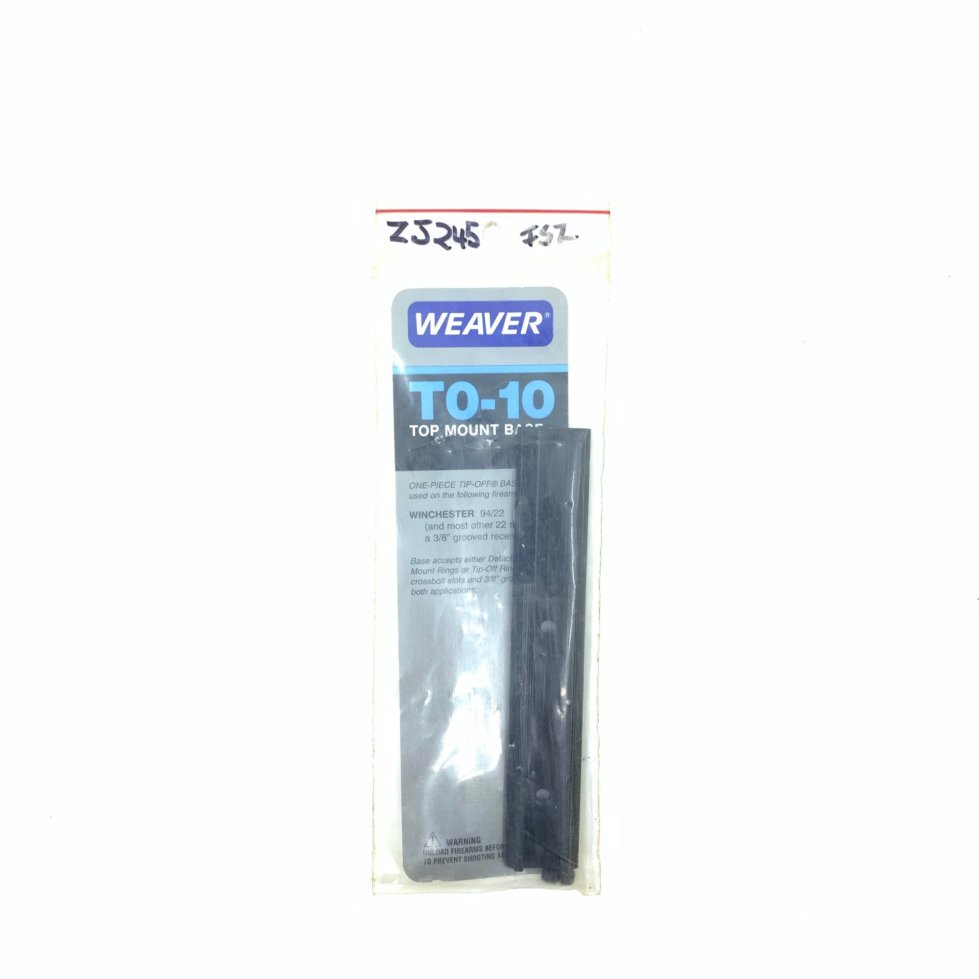 48202 Weaver T0-10 One Piece Base for 94/22
