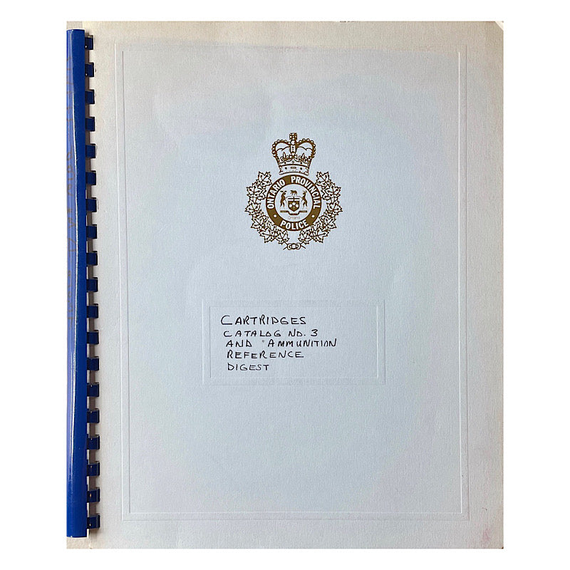 Phillip Jay Medicus catalog No. 3 and ammunition reference digest 84 pgs std white copied pages in spiral binder - Canada Brass - 