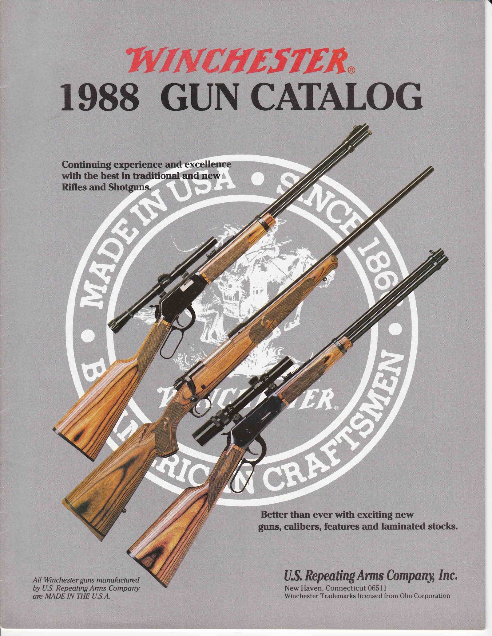 Winchester 1988 Gun Cataglogue