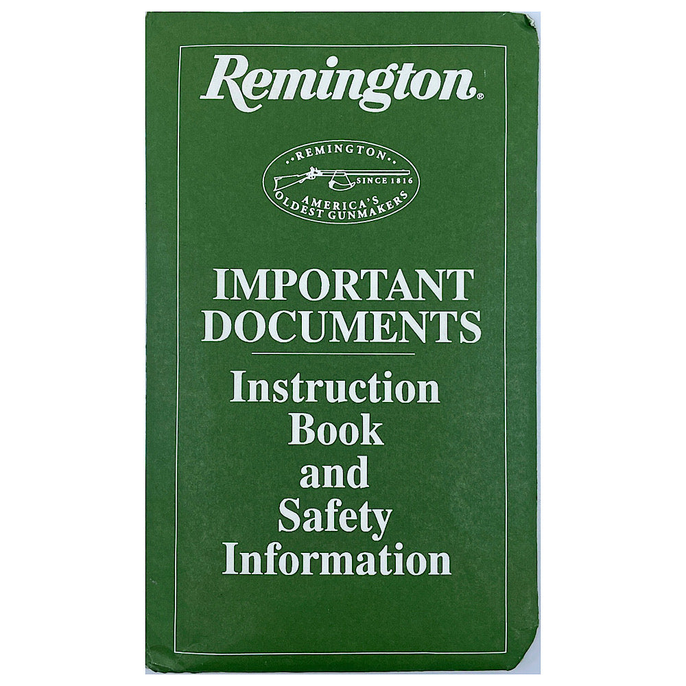 Remington Mod 870 Express Super Magnum Pump Shotgun owner's Manual in Original Envelope