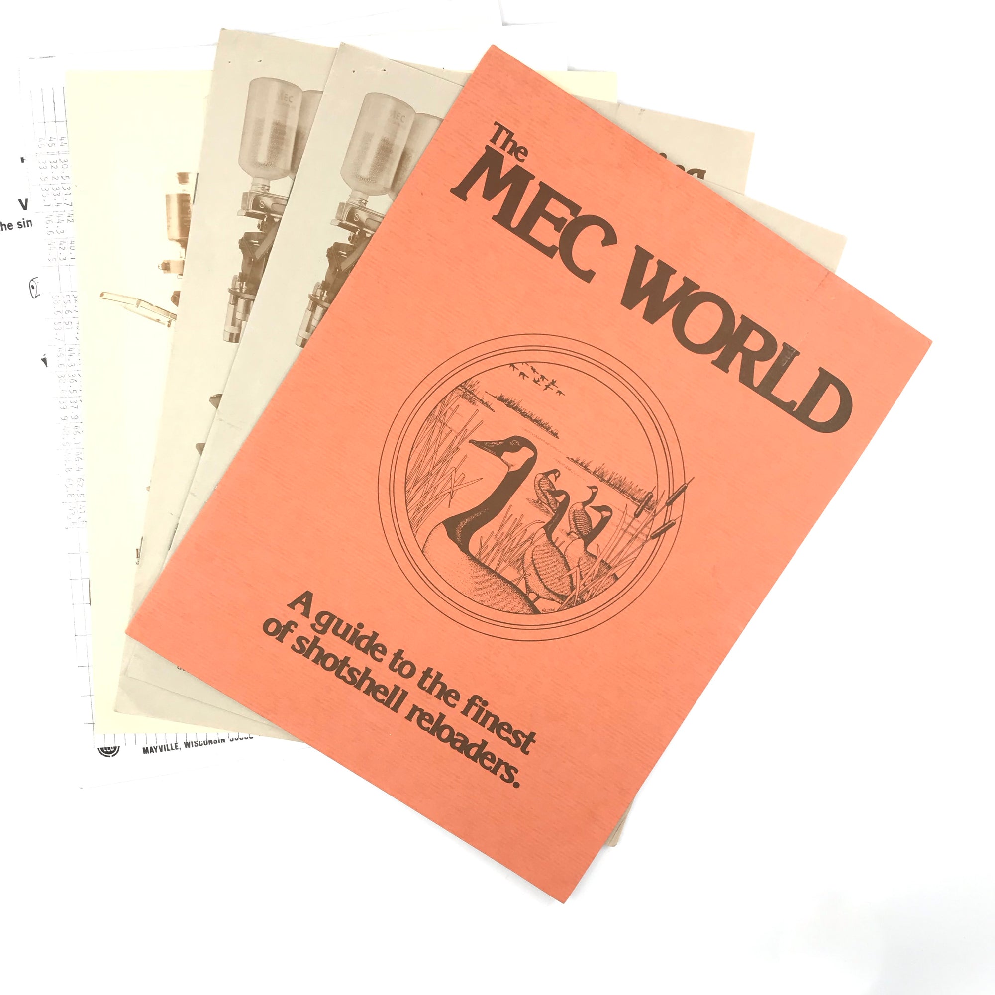 The MEC World A Guide to the Finest of Shotshell Reloaders Pamphlet / (2) MEC 700 Versamec Instruction Manual / Grabber 76 Instruction Manual