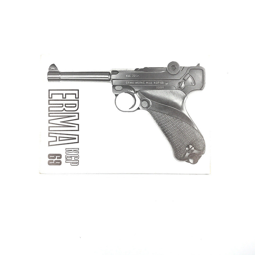 Erma KGP 69 22 LR Luger Pistol Manual Schematic