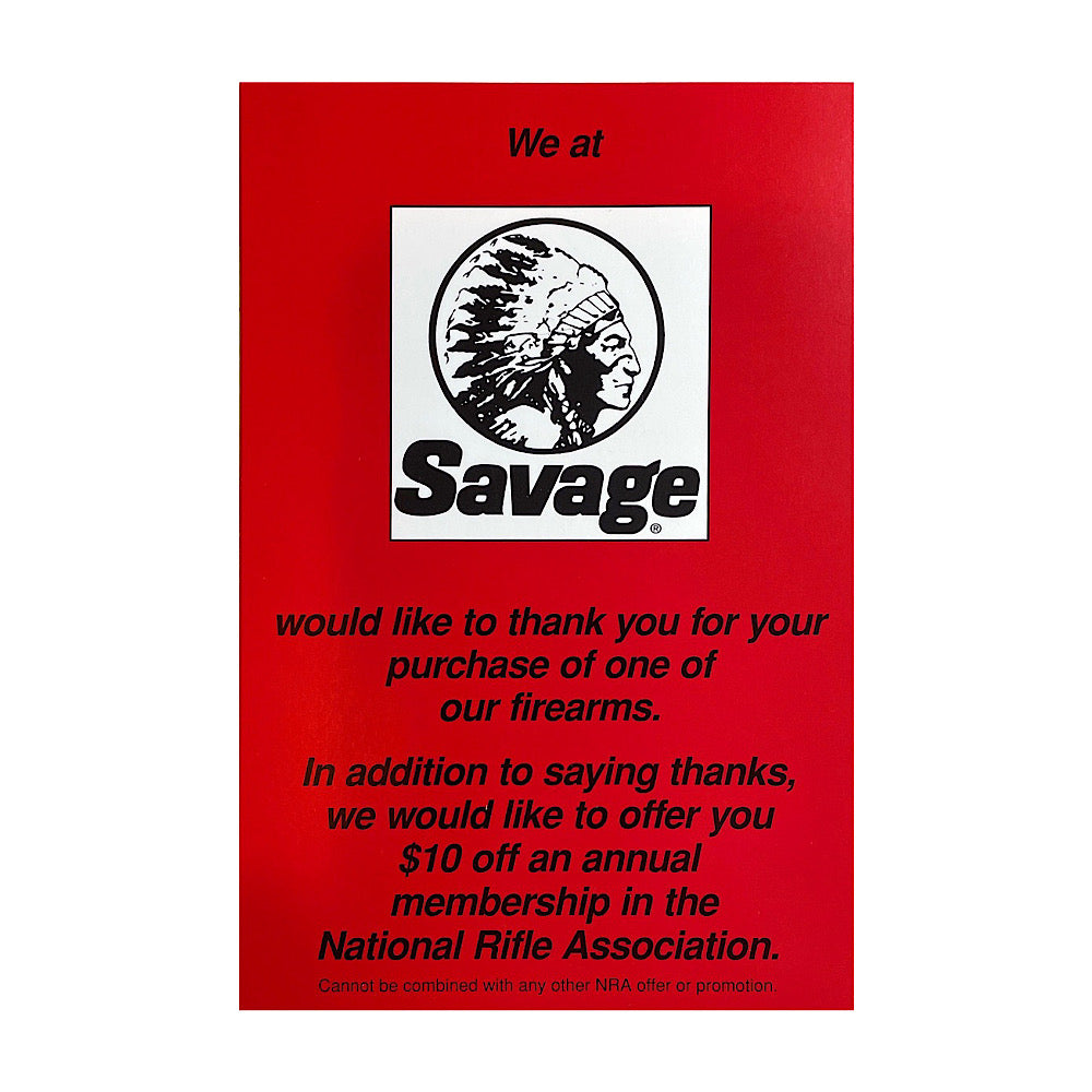 Savage Arms Bolt Action Centre Fire Manual for accutrigger model rifles & Brochures - Canada Brass - 