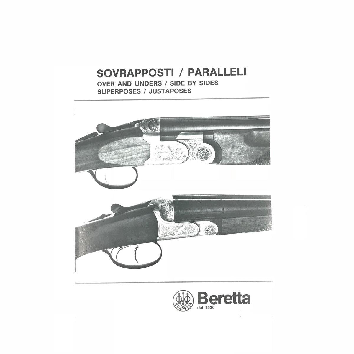 Beretta Over &amp; Unders/ Side by Sides Manual