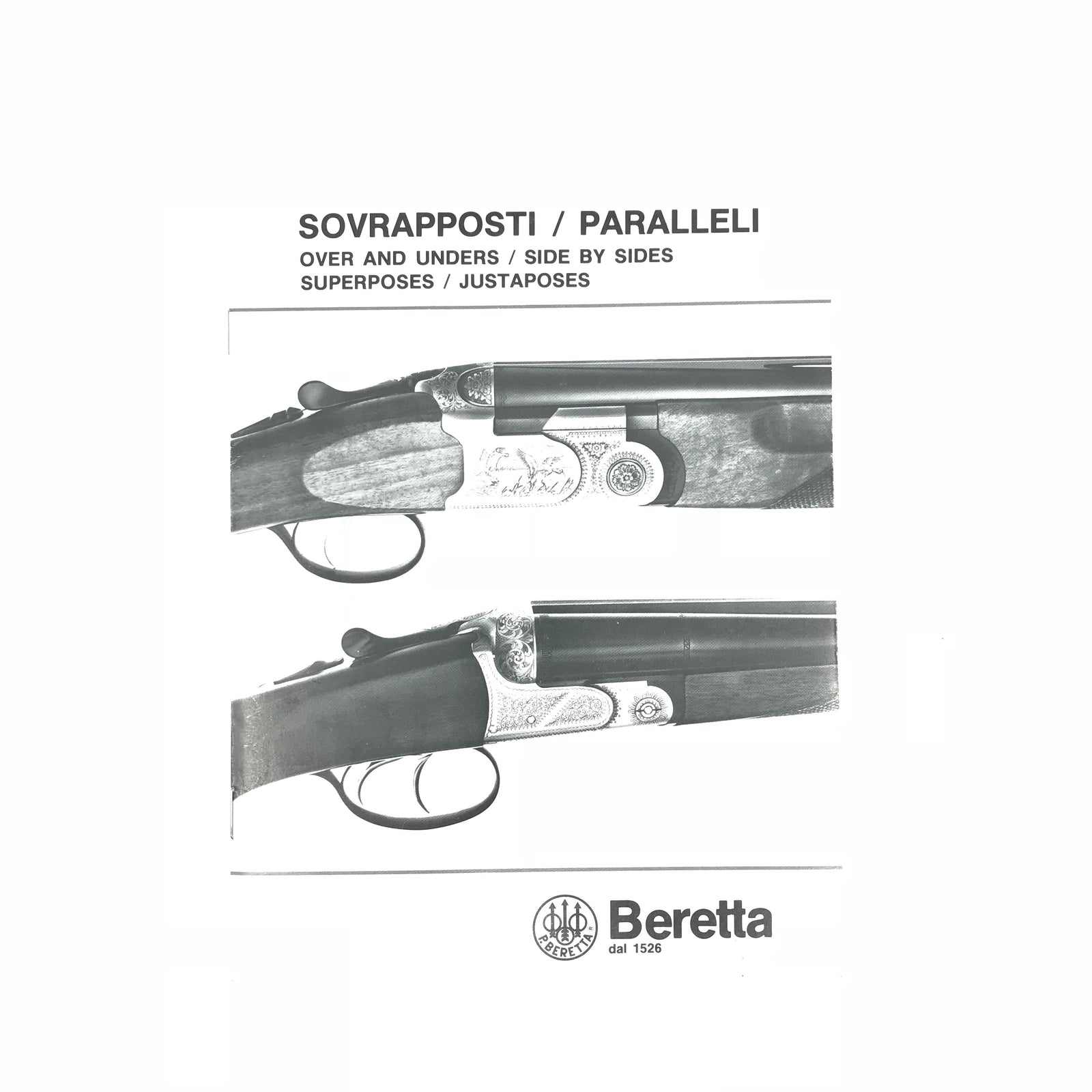 Beretta Over & Unders/ Side by Sides Manual