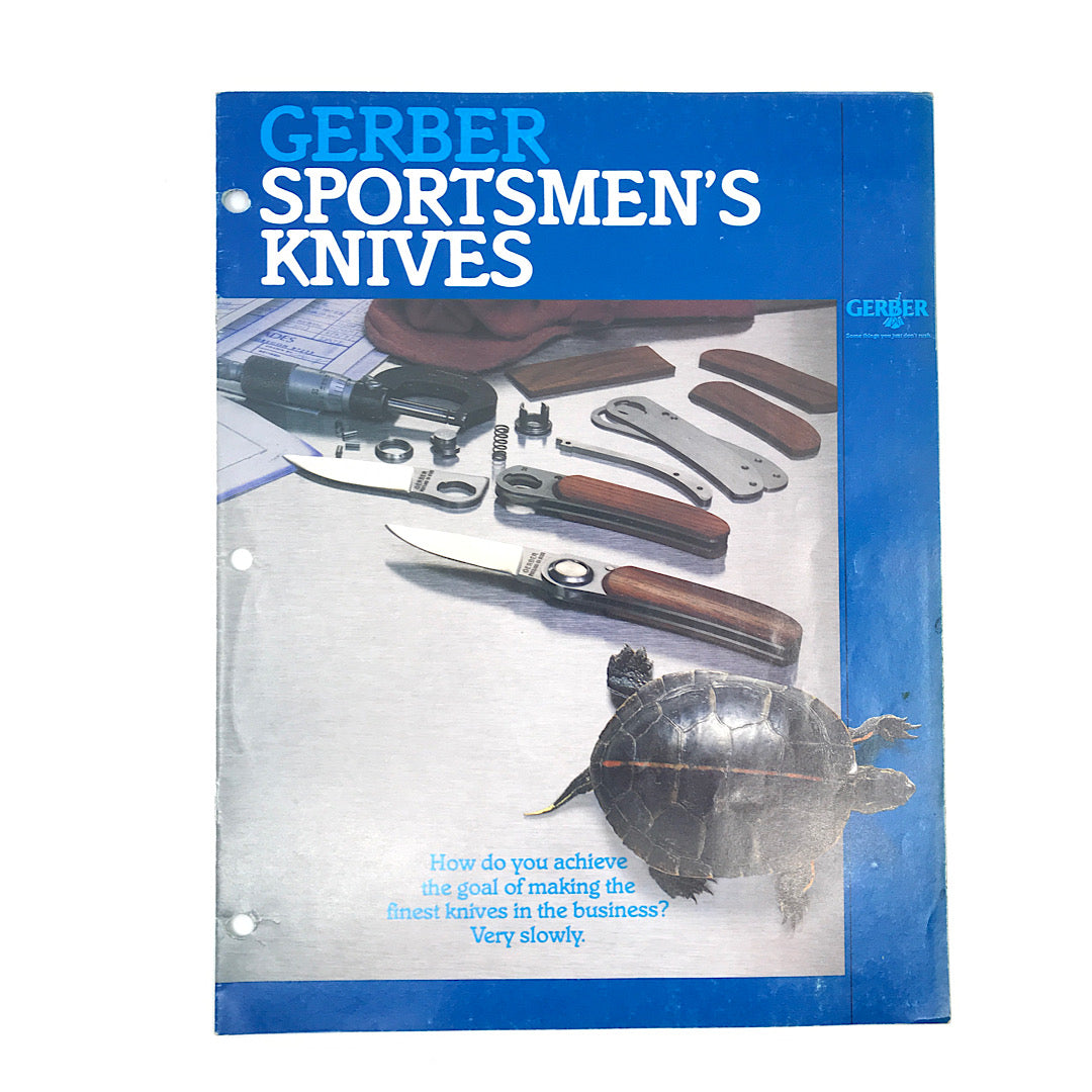 Gerber Sportsmen’s knives 1979 3 hole punched
