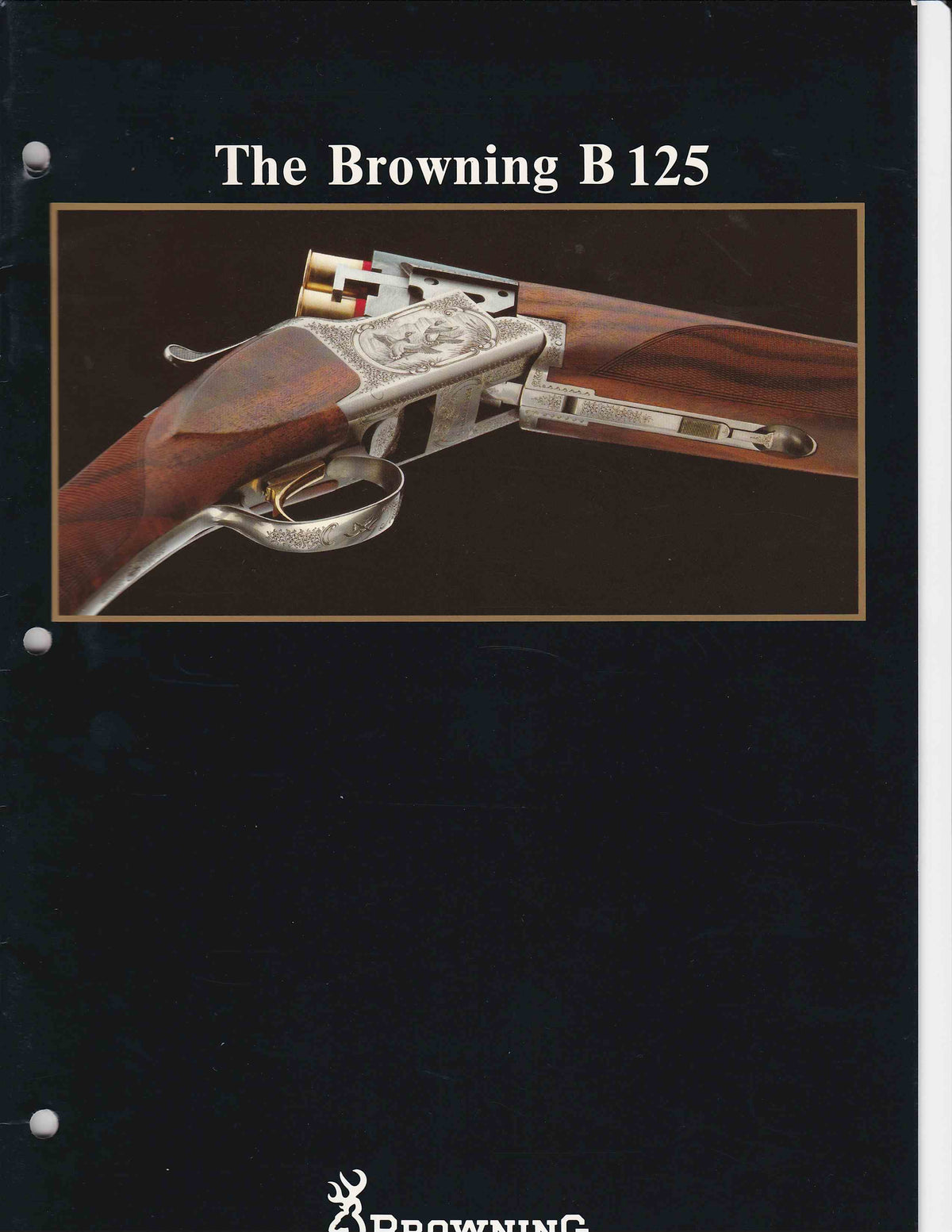 Browning Custom Shop Catalogues in Belgium 2 Browning Custom Shop Catalogues 1 Browing Custom Shop Specification Booklet - Canada Brass - 