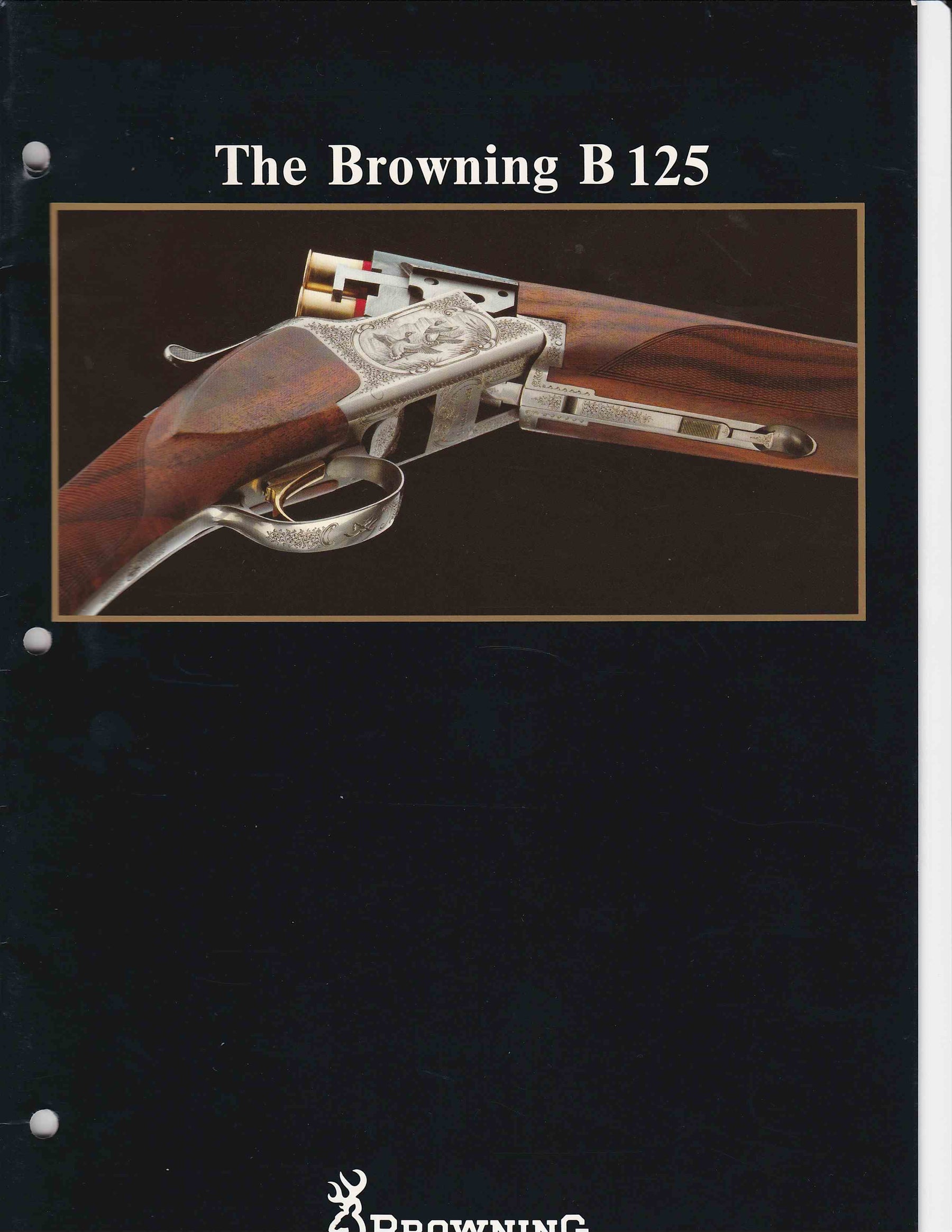 Browning Custom Shop Catalogues in Belgium 2 Browning Custom Shop Cata