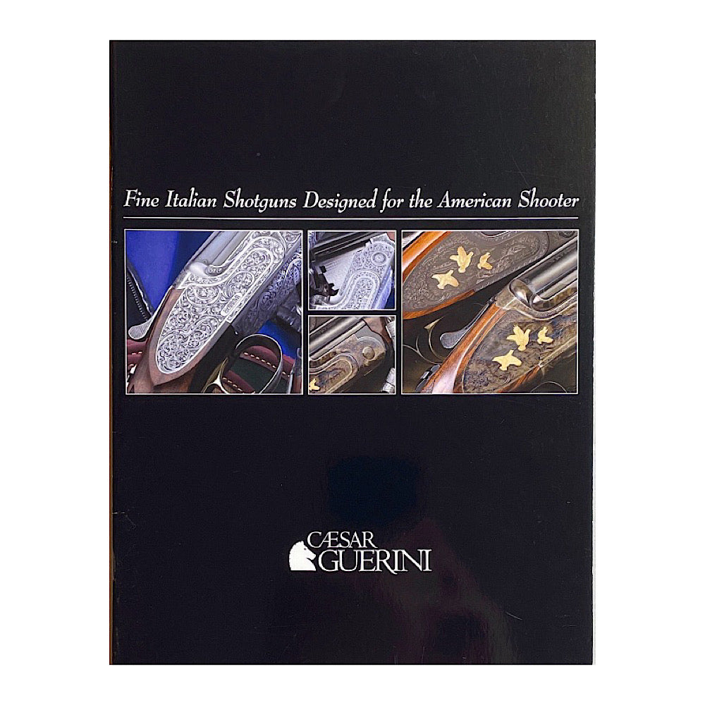 Caesar Guerini &quot;Fine Italian Shotguns Designed for the American Shooter&quot; Catalogue 2008 30 pgs - Canada Brass - 