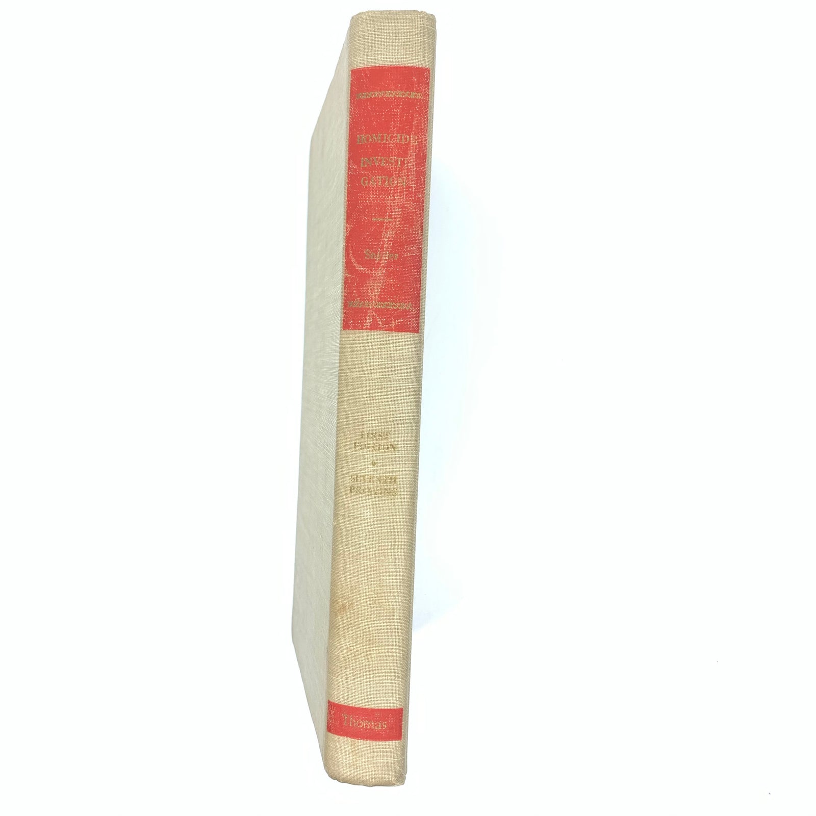 Homicide Investigation Lemoyne Snyder HC 359 pgs - Canada Brass - 