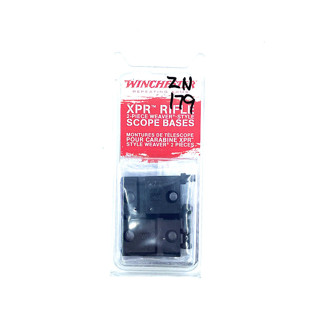 Winchester XPR Rifle 2 PCE Scope Ring Bases in box - Canada Brass - 