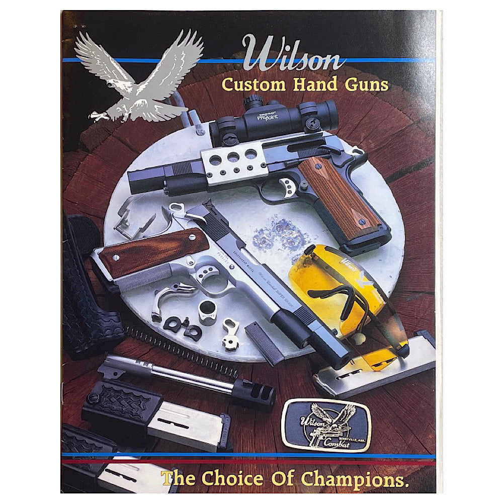 Wilson Custom Hand Guns Catalog price list included 1992 - Canada Brass - 