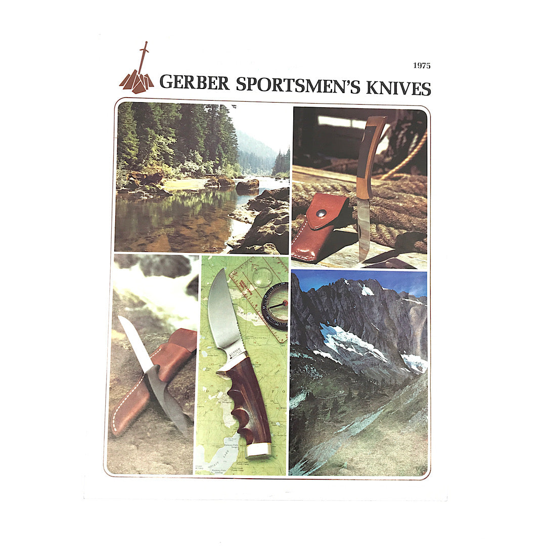 Gerber Sportsmen’s knives (original only 4 pgs) 1975
