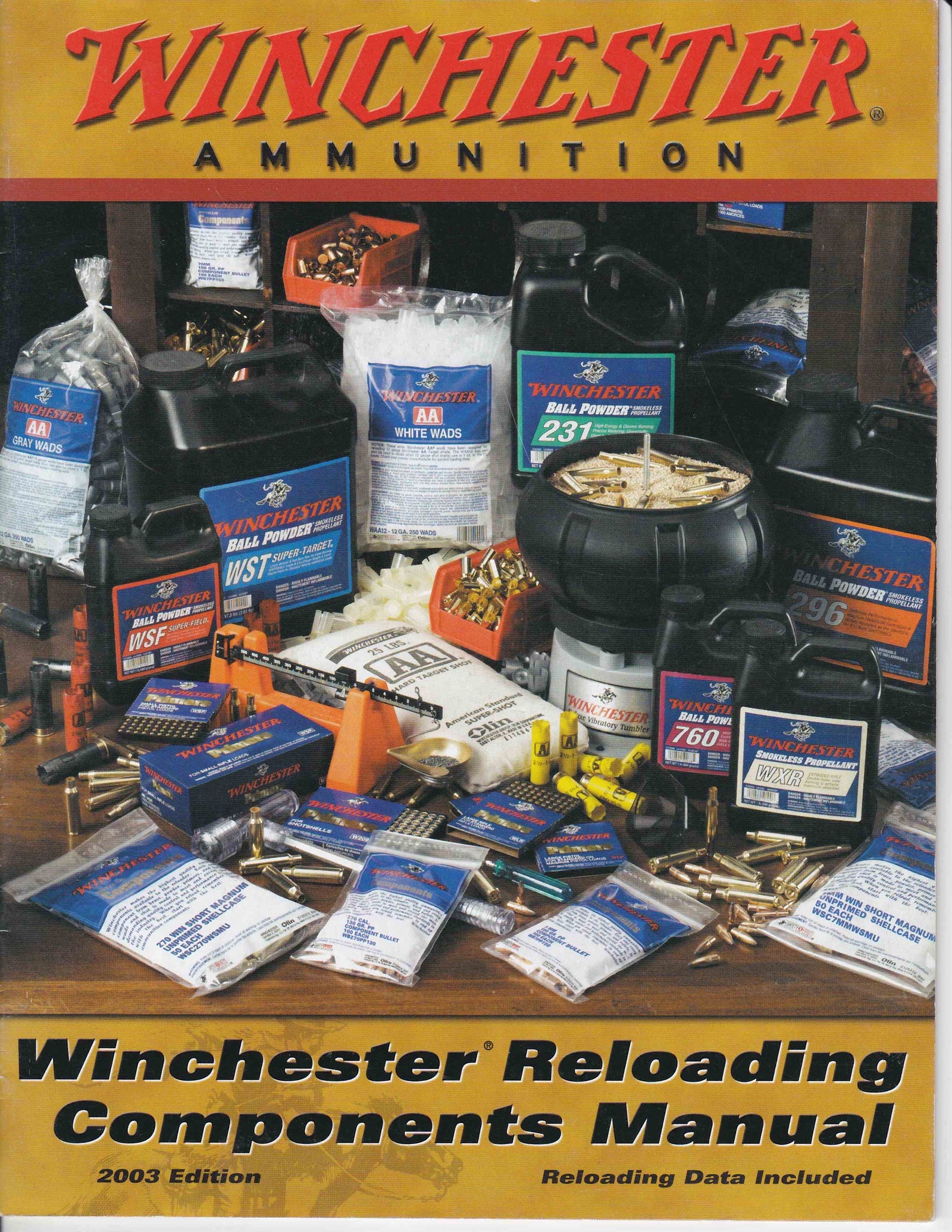 Winchester 2003 Reloading Componets Manual