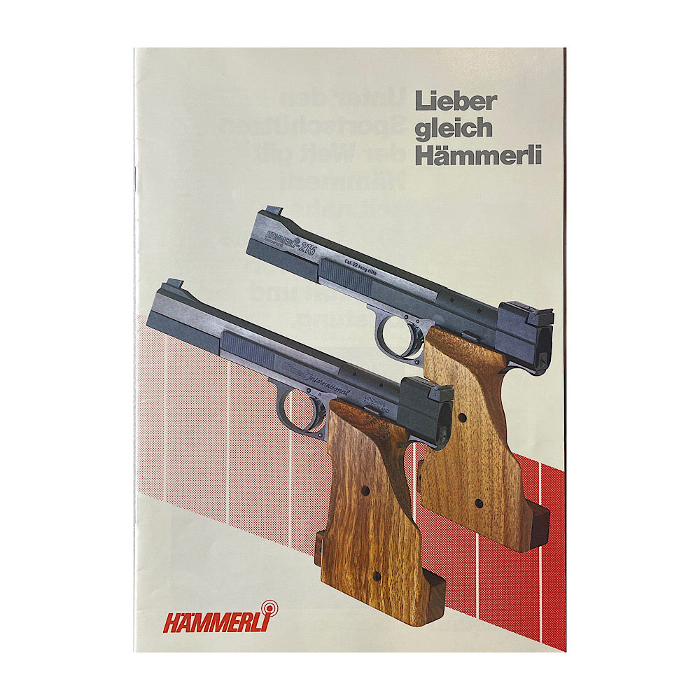 Hammerli Lieber gleich Hammerli (all in German) catalog - Canada Brass - 
