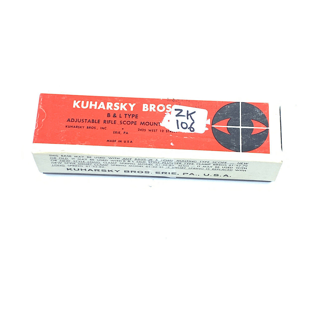 Kuharsky Bros B&amp;L Type Base for Browning BAR Semi Auto Rifle