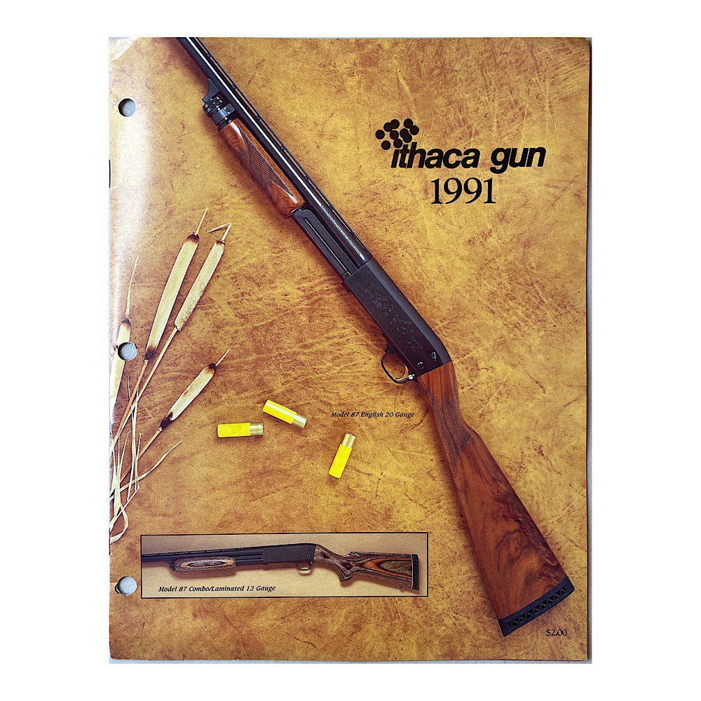 Ithaca Gun 1991 Catalogue Three Hole Punch