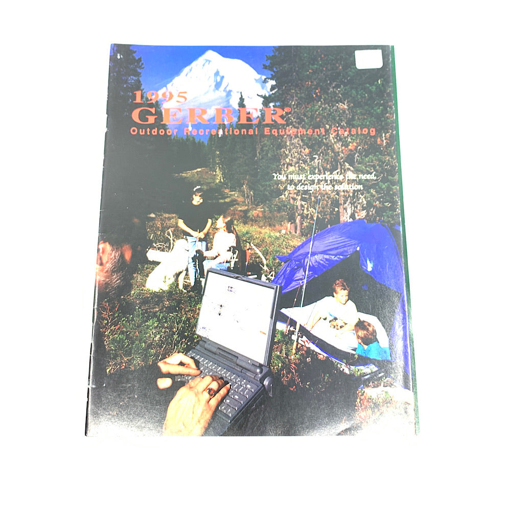 Gerber 1995 Outdoor Knife Catalogue 25pgs Canada Brass