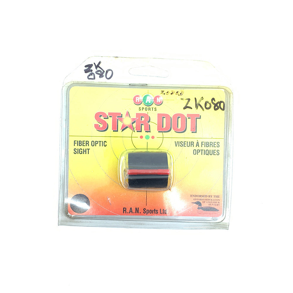 Star Dot Fiber Optic Sight For 12GA Plain Barrel