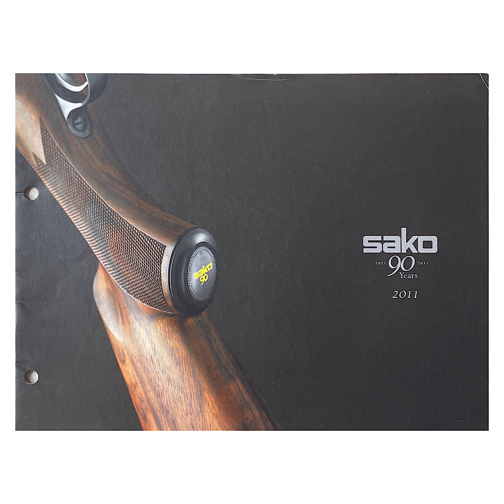 Sako 2011 90 years Catalogue (3 hole punch) Canada Brass