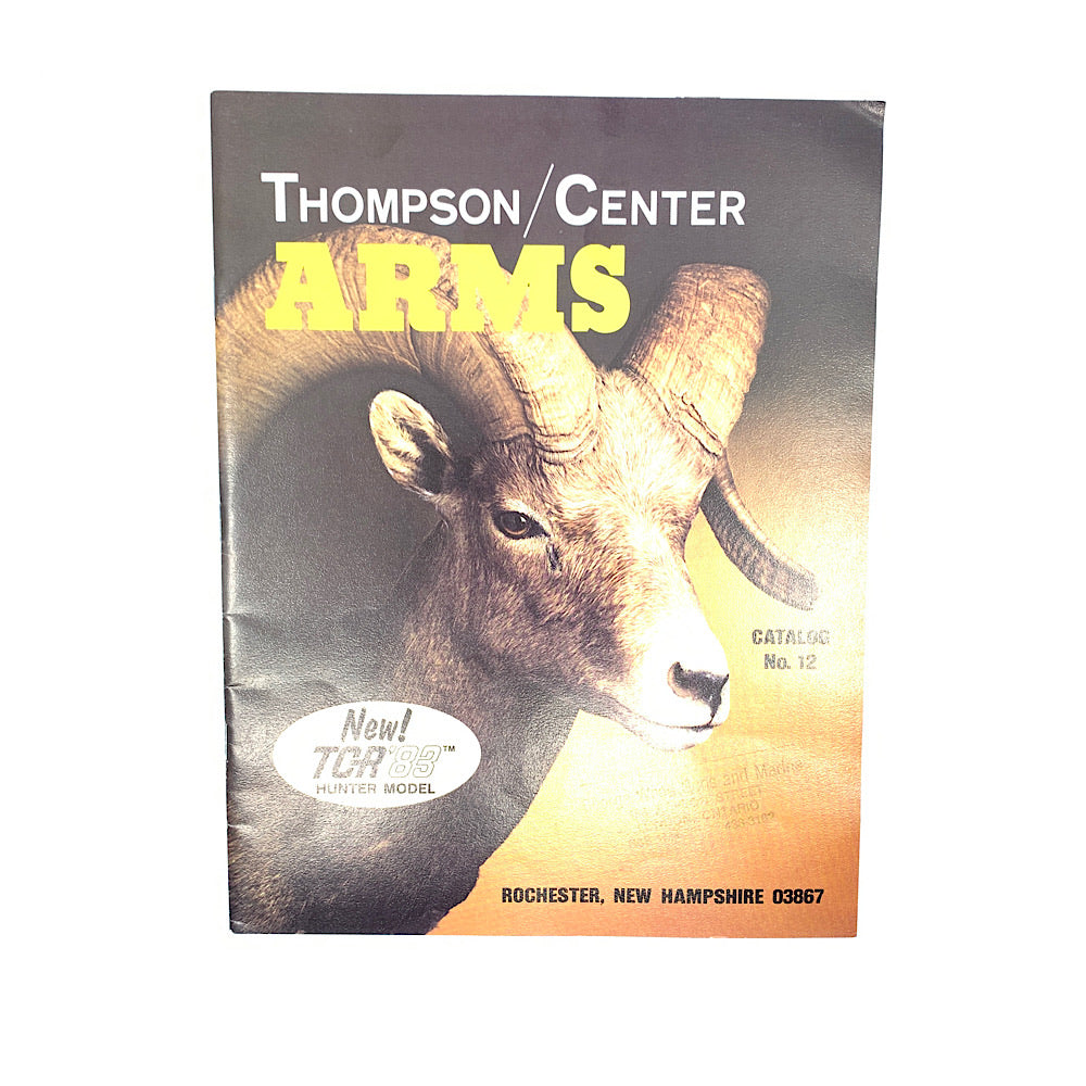 Thompson Center Arms No12 Catalogue